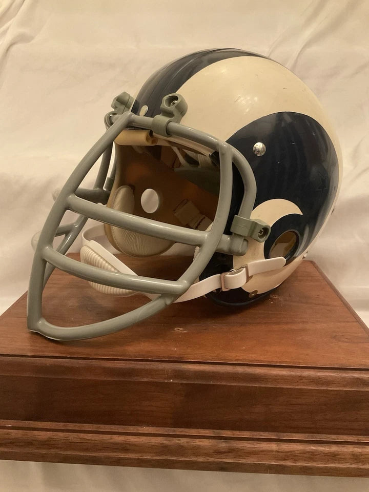 Los Angeles Rams Riddell Throwback TK Game Football Helmet 1971 Painted Horns WESTBROOKSPORTSCARDS
