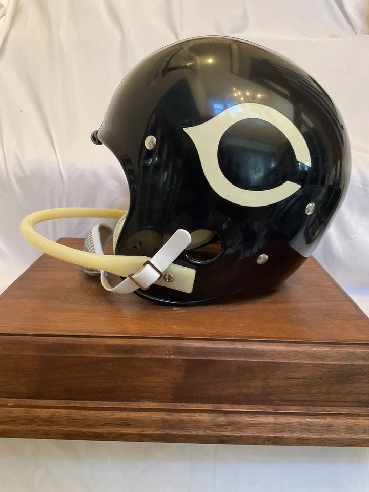 Original Riddell 1960s Chicago Bears Kra-Lite TK2 Game Football Helmet RARE WESTBROOKSPORTSCARDS