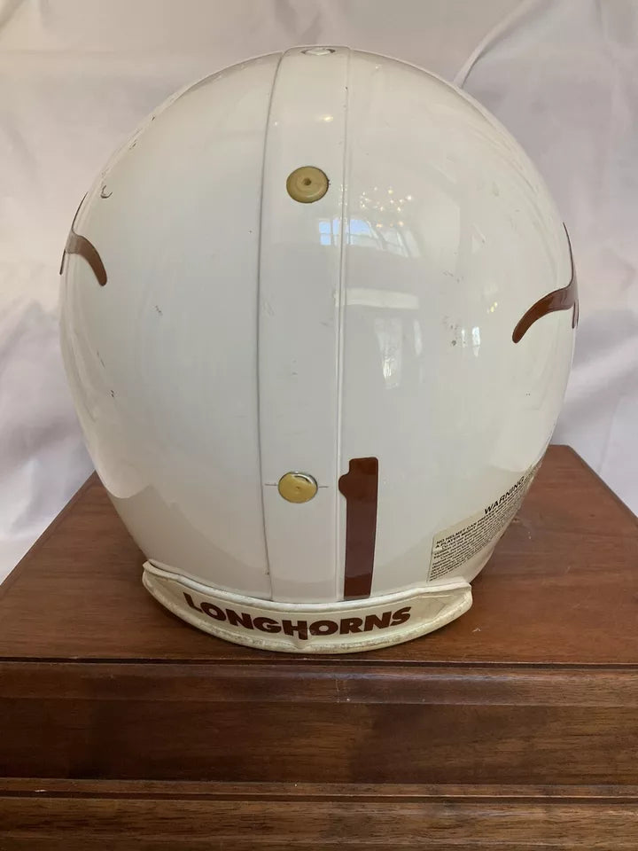 RIddell VSR-4 Football Helmet Vintage Game Used Texas Longhorns Trophy Helmet WESTBROOKSPORTSCARDS