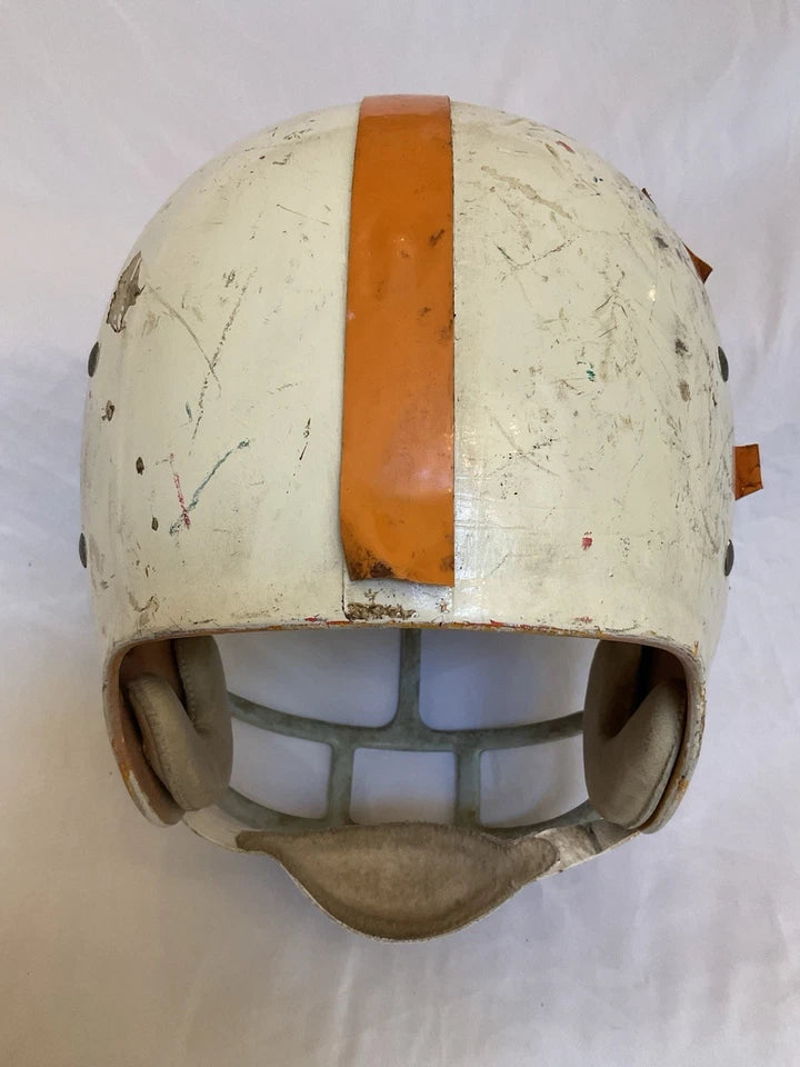 Vintage 1970s Riddell Kra-Lite TK2 Game Used Tennessee Football Helmet WESTBROOKSPORTSCARDS