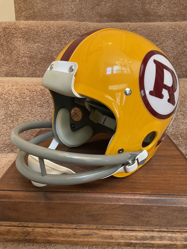 TK2 Style Football Helmet 1971 Washington Redskins Pat Fischer Lombardi R Style  WESTBROOKSPORTSCARDS