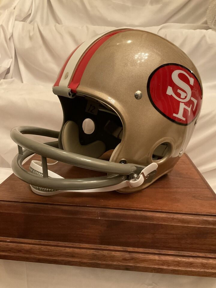 RK Vintage Style San Fransisco 49ers Custom Football Helmet John Brodie  WESTBROOKSPORTSCARDS