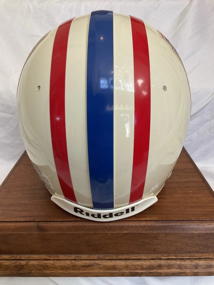 Vintage Riddell VSR-1 Football Helmet Houston Oilers Warren Moon Autographed WESTBROOKSPORTSCARDS