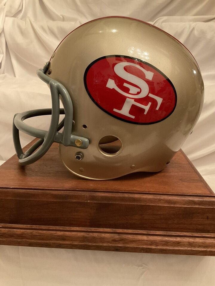 Original Vintage Wilson Football Helmet Custom San Francisco 49ers Butterfly OPO  WESTBROOKSPORTSCARDS