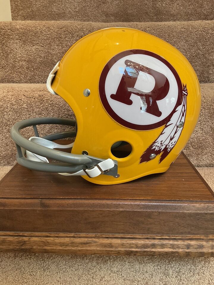 TK2 Style Football Helmet 1971 Washington Redskins Pat Fischer Lombardi R Style WESTBROOKSPORTSCARDS