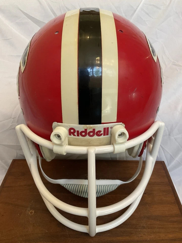 Authentic Riddell 1970s Atlanta Falcons Vintage Football Helmet WESTBROOKSPORTSCARDS
