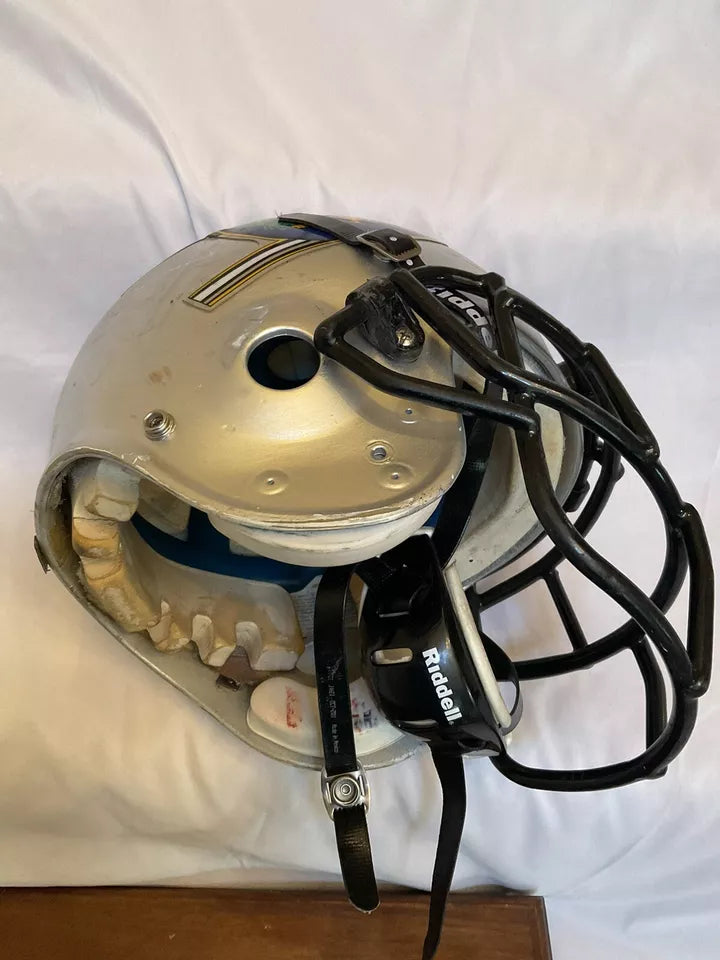 Schutt Air Nevada Battle Born Football Helmet Vintage Game Used WESTBROOKSPORTSCARDS