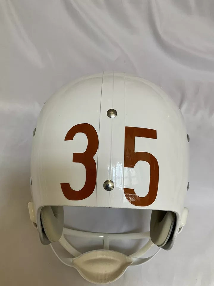 TK2 Style Football Helmet 1969 Texas Longhorns National Champions Bertelsen WESTBROOKSPORTSCARDS