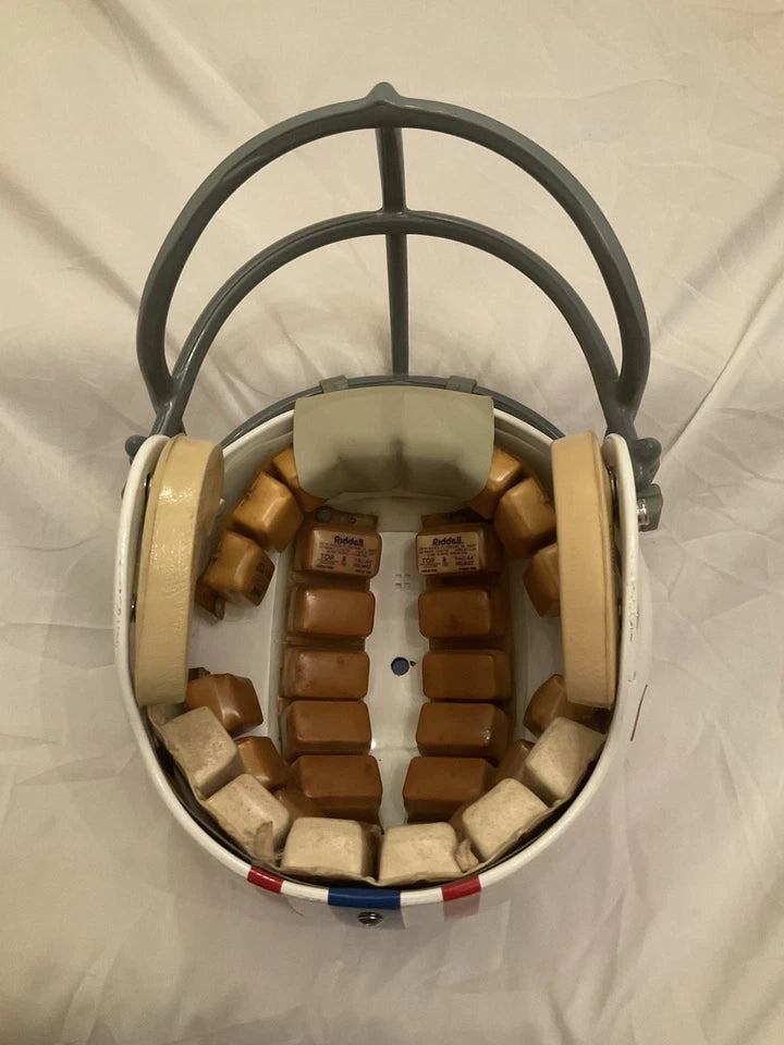 Vintage Riddell PAC Football Helmet Custom 1970s Houston Oilers Earl Campbell WESTBROOKSPORTSCARDS