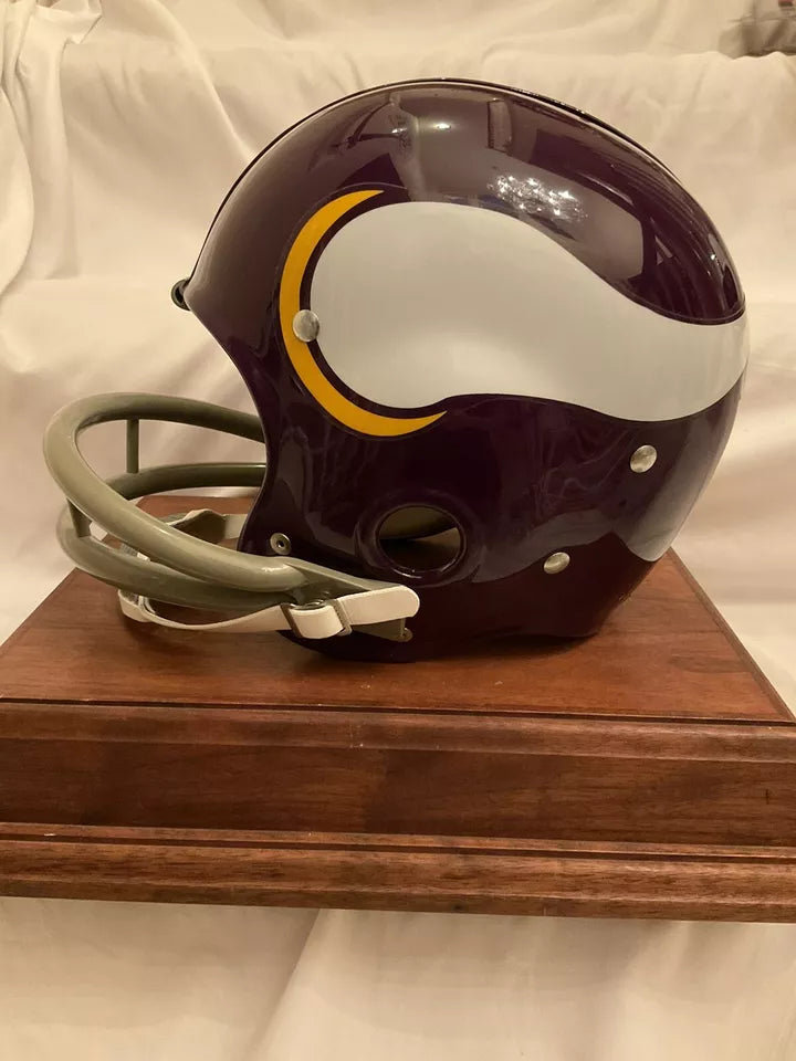 Minnesota Vikings “Big Horns” Kra-Lite RK2 Suspension Football Helmet Tarkenton WESTBROOKSPORTSCARDS