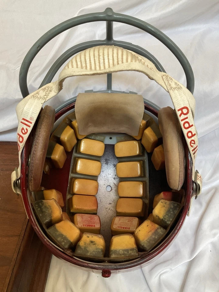 1974 USC Trojans Authentic Game Used Riddell Kra-Lite Football Helmet Schutt NOP WESTBROOKSPORTSCARDS