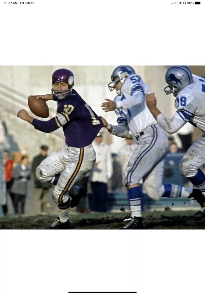Minnesota Vikings “Big Horns” Kra-Lite RK2 Suspension Football Helmet Tarkenton WESTBROOKSPORTSCARDS