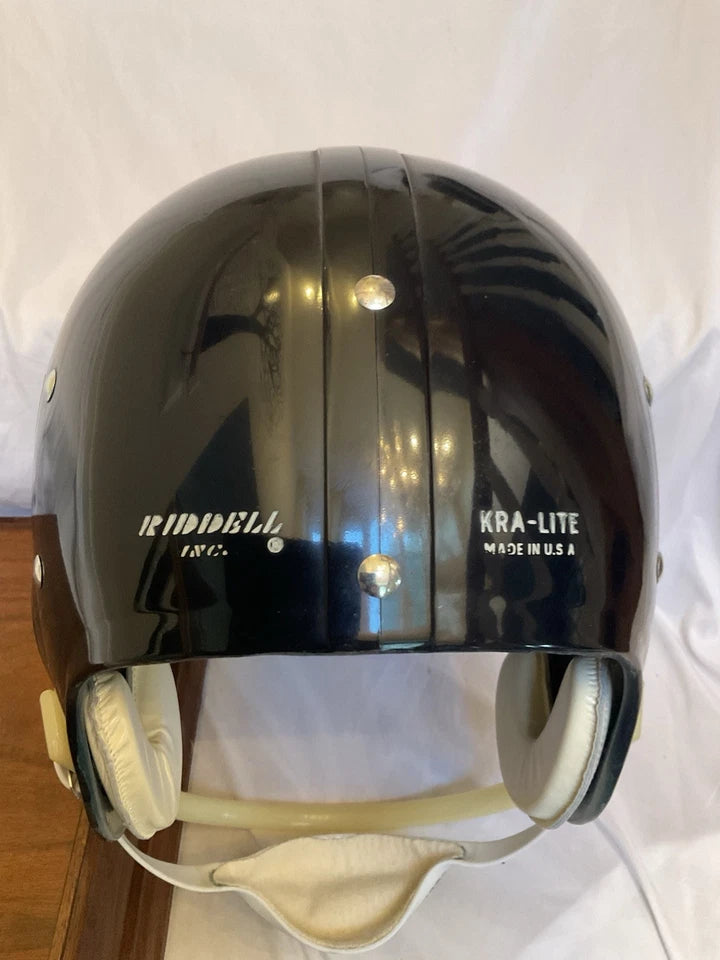 Original Riddell 1960s Chicago Bears Kra-Lite TK2 Game Football Helmet RARE WESTBROOKSPORTSCARDS