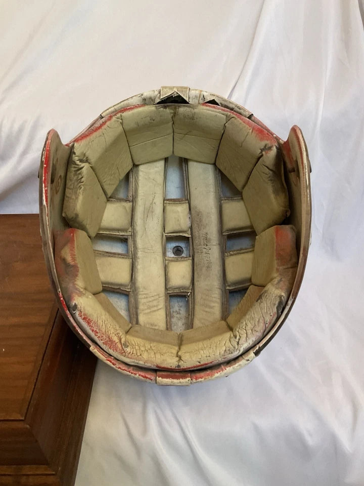MacGregor 1960s Game Used Clear Shell With Padded Top Football Helmet Oklahoma?