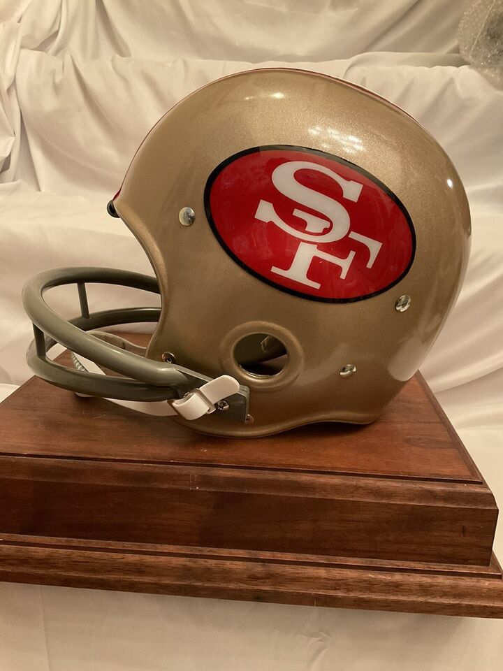 RK Vintage Style San Fransisco 49ers Custom Football Helmet John Brodie  WESTBROOKSPORTSCARDS