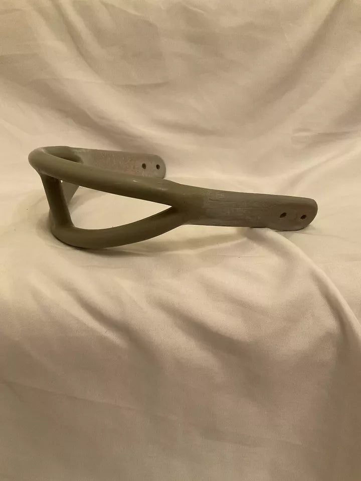 ORIGINAL Gray Rawlings 2-Bar 1960s Facemask Suspension Helmet Wilson RIDDell  WESTBROOKSPORTSCARDS