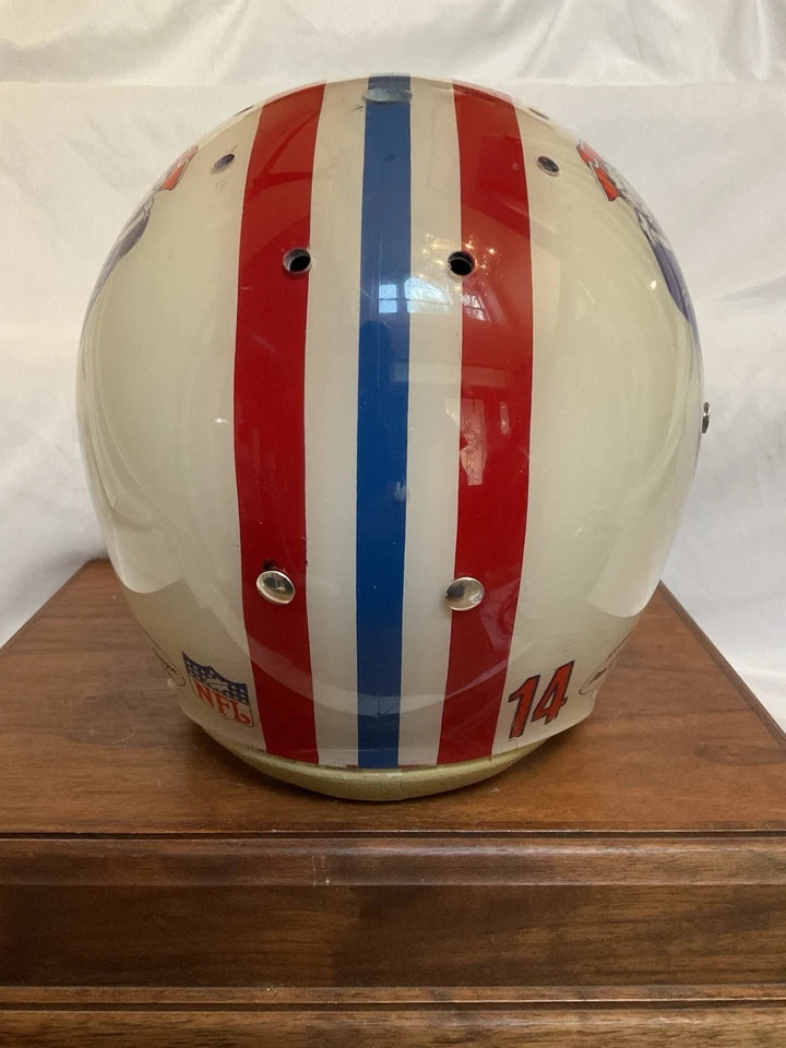 Vintage MacGregor New England Boston Patriots Clear Shell Football Helmet Custom WESTBROOKSPORTSCARDS