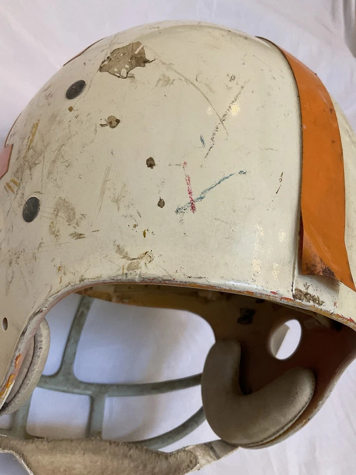Vintage 1970s Riddell Kra-Lite TK2 Game Used Tennessee Football Helmet WESTBROOKSPORTSCARDS