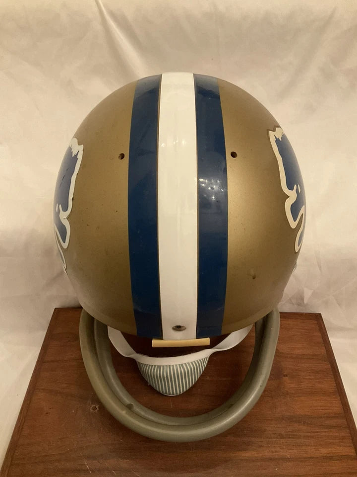 Original Riddell 1971 Detroit Lions Kra-Lite TK2 Game Football Helmet Rare WESTBROOKSPORTSCARDS