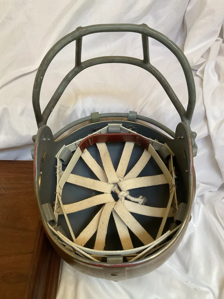 Vintage 1960s Game Used Suspension Football Helmet - Washington Huskies? WESTBROOKSPORTSCARDS