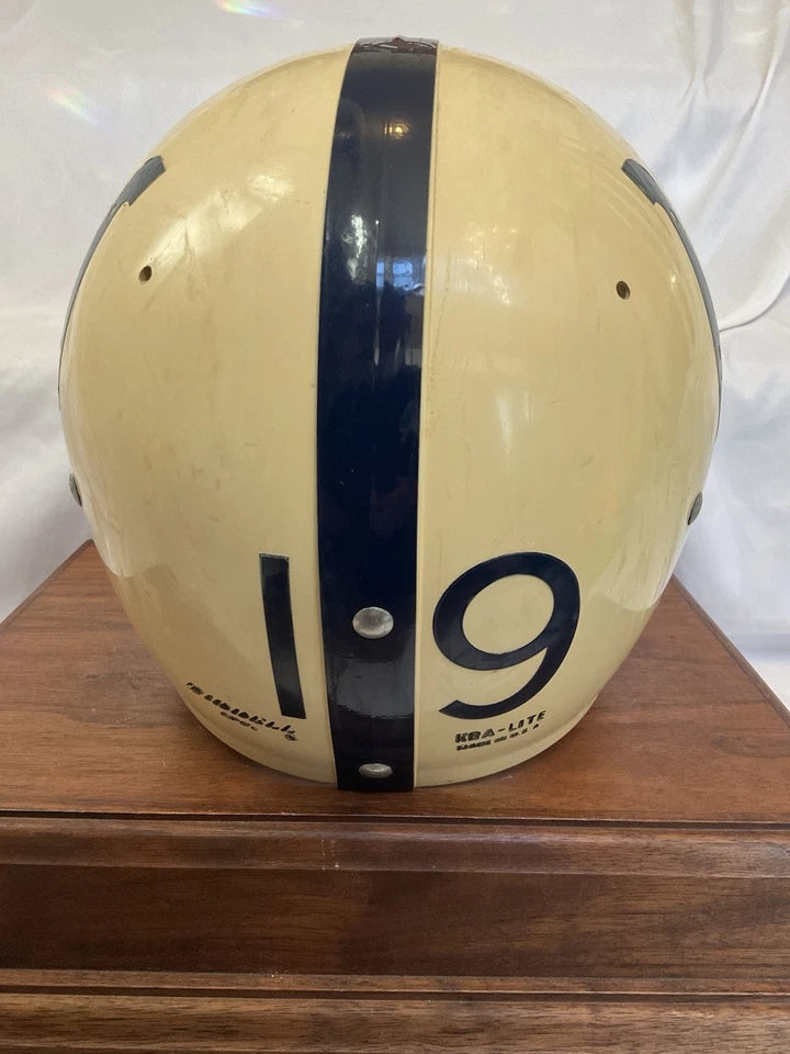 Vintage Riddell Kra-Lite Old Football TK Game Helmet 1971 Baltimore Colts Unitas WESTBROOKSPORTSCARDS