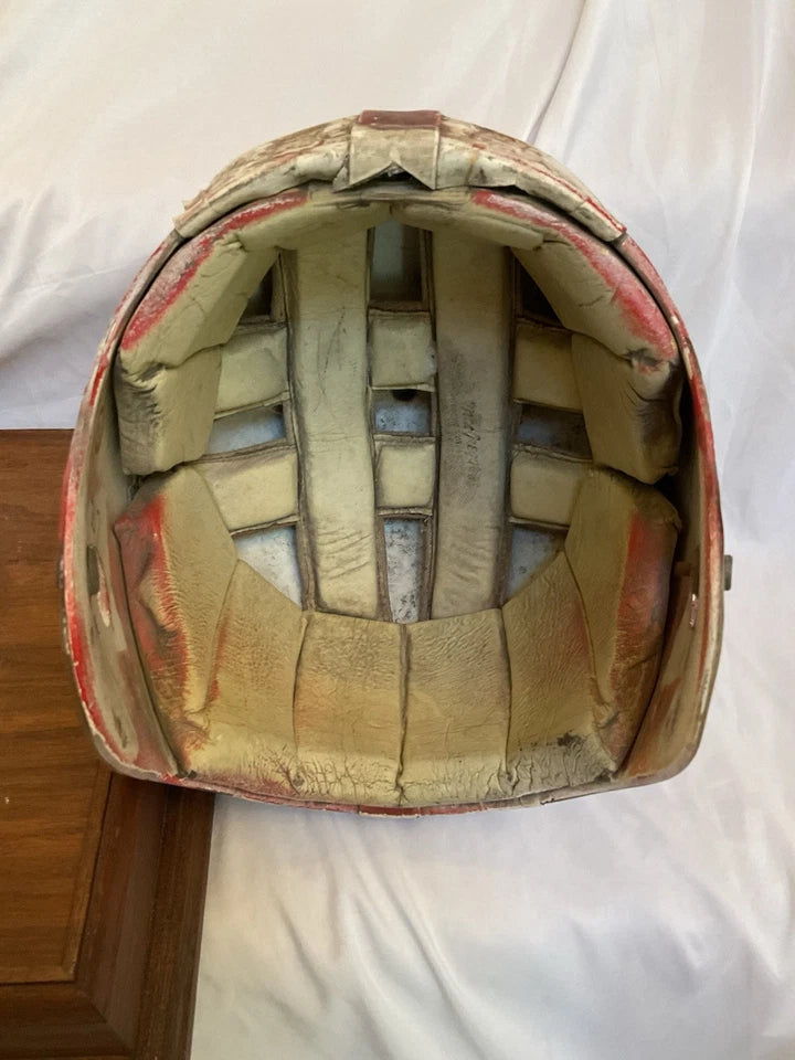 MacGregor 1960s Game Used Clear Shell With Padded Top Football Helmet Oklahoma?
