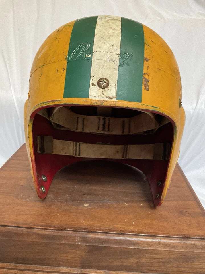 Vintage Original Rawlings Cy-Co-Lite HC Suspension Football Helmet Packers WESTBROOKSPORTSCARDS