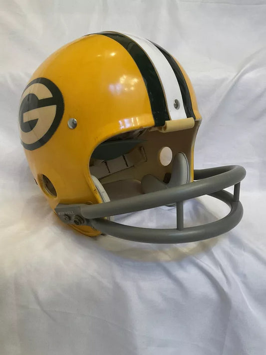 Vintage Riddell Kra-Lite TK2 Football Helmet Green Bay Packers Jim Taylor  WESTBROOKSPORTSCARDS