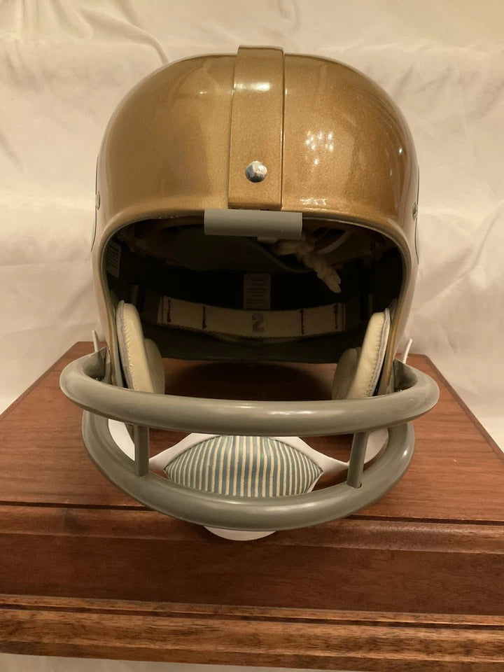 RK2 Style Football Helmet 1962 Notre Dame Fighting Irish Shamrock Decal WESTBROOKSPORTSCARDS