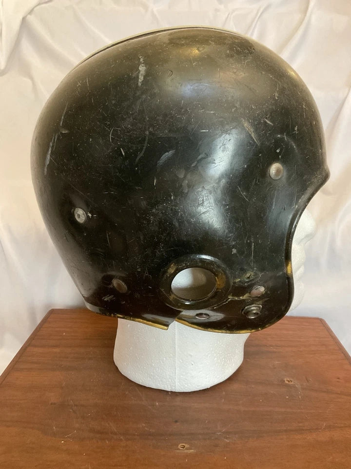 Riddell 1950s RT2 Vintage Football Helmet Black Under Clear Shell WESTBROOKSPORTSCARDS