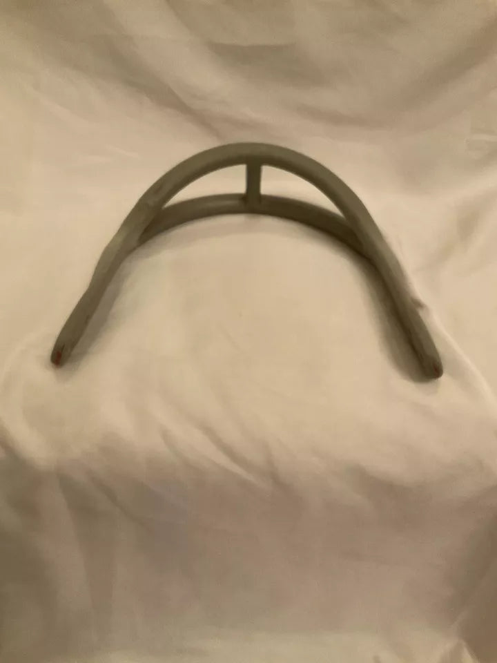 ORIGINAL Gray Rawlings 2-Bar 1960s Facemask Suspension Helmet Wilson RIDDell  WESTBROOKSPORTSCARDS