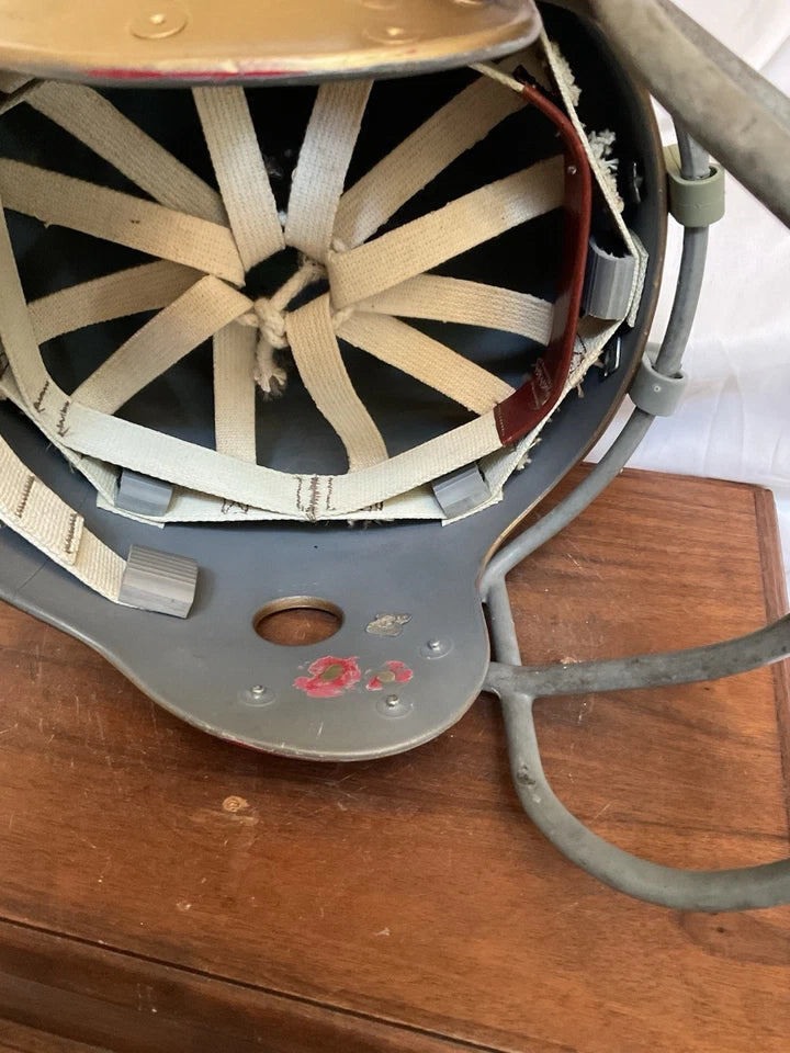 Vintage 1960s Game Used Suspension Football Helmet - Washington Huskies? WESTBROOKSPORTSCARDS
