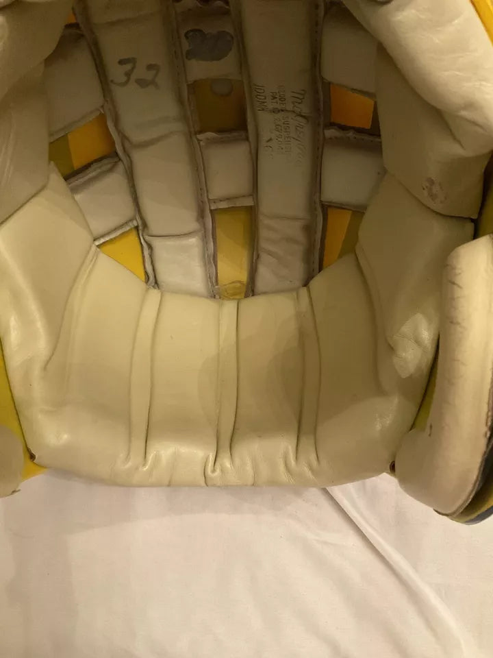 Vintage MacGregor Game Used Clear Shell Football Helmet Michigan Wolverines ?  WESTBROOKSPORTSCARDS