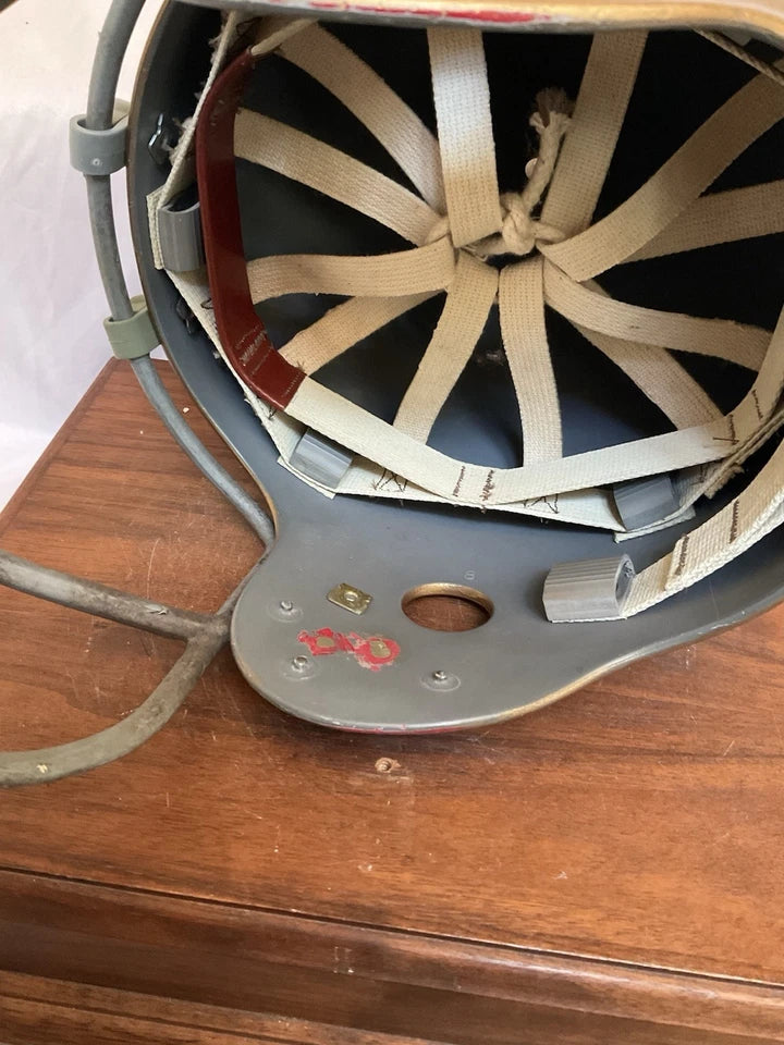 Vintage 1960s Game Used Suspension Football Helmet - Washington Huskies? WESTBROOKSPORTSCARDS