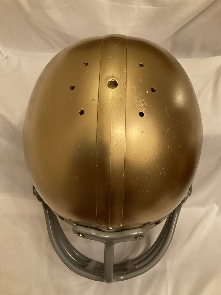 Vintage 1970s Wilson Football Helmet Notre Dame Fighting Irish Ross Browner WESTBROOKSPORTSCARDS