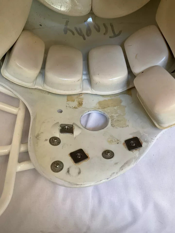 RIddell VSR-4 Football Helmet Vintage Game Used Texas Longhorns Trophy Helmet  WESTBROOKSPORTSCARDS