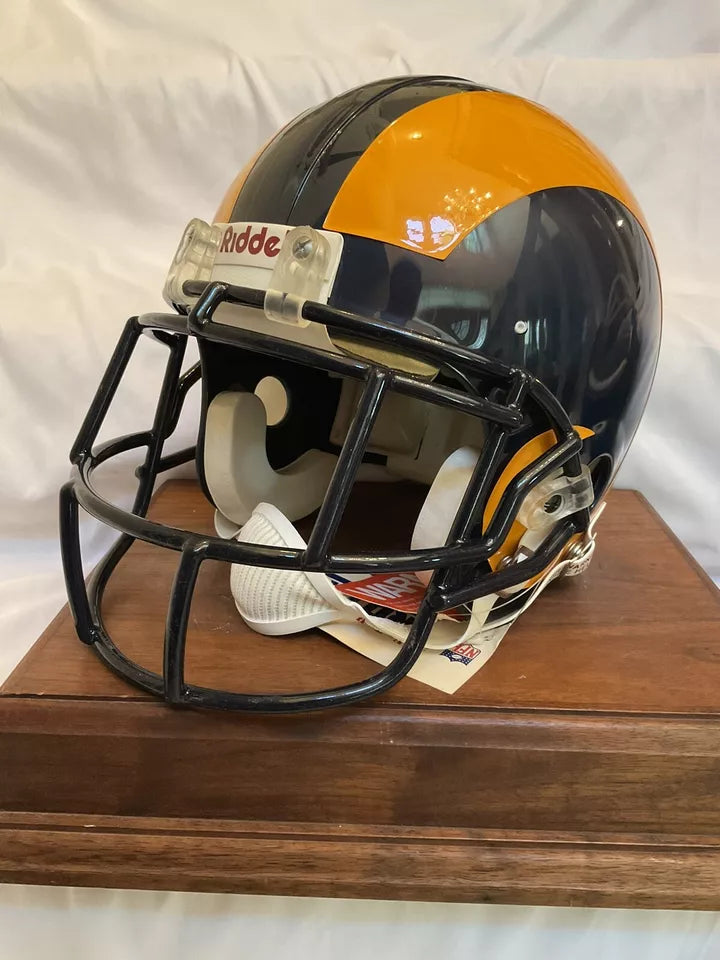 RIddell VSR-1 Football Helmet Officially Licensed Los Angeles Rams Dickerson WESTBROOKSPORTSCARDS