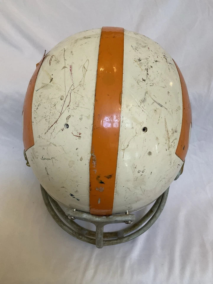 Vintage 1970s Riddell Kra-Lite TK2 Game Used Tennessee Football Helmet WESTBROOKSPORTSCARDS