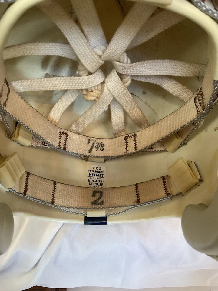 Vintage Riddell Kra-Lite Old Football TK Game Helmet 1971 Baltimore Colts Unitas WESTBROOKSPORTSCARDS