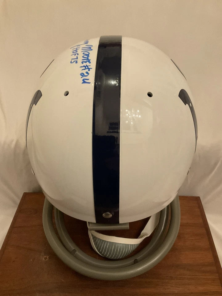 Lenny Moore Autographed Riddell TK2 Baltimore Colts Football Helmet W/ Box WESTBROOKSPORTSCARDS