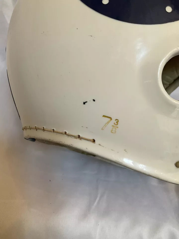 Vintage 1960s MacGregor Football Helmet Custom Baltimore Colts Tom Matte WESTBROOKSPORTSCARDS