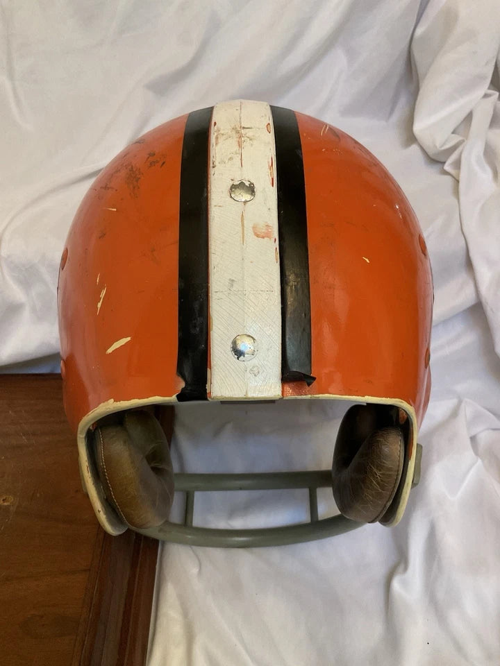 1969 Anderson University Ravens Indiana Game Used Suspension Football Helmet WESTBROOKSPORTSCARDS