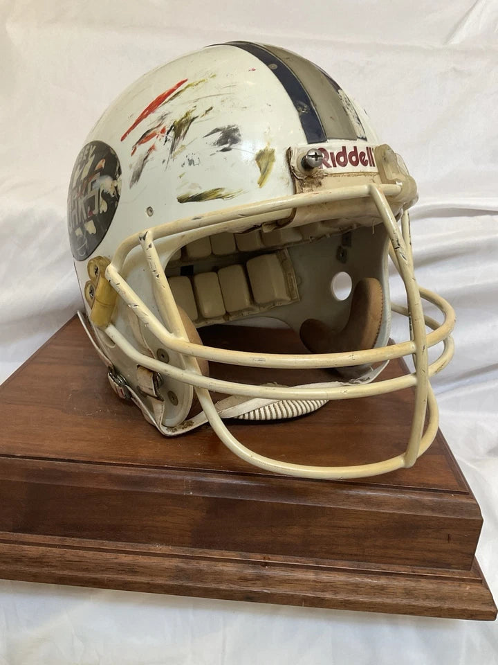 Vintage Riddell WD-1 New Jersey Oaks 1984 Game Used Football Helmet WESTBROOKSPORTSCARDS
