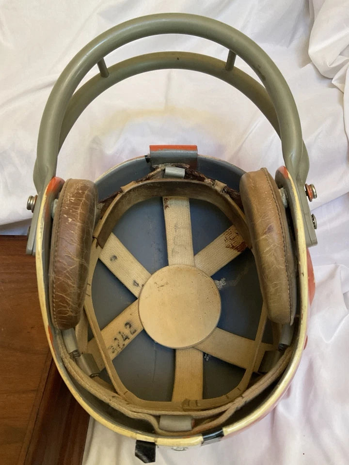 1969 Anderson University Ravens Indiana Game Used Suspension Football Helmet WESTBROOKSPORTSCARDS