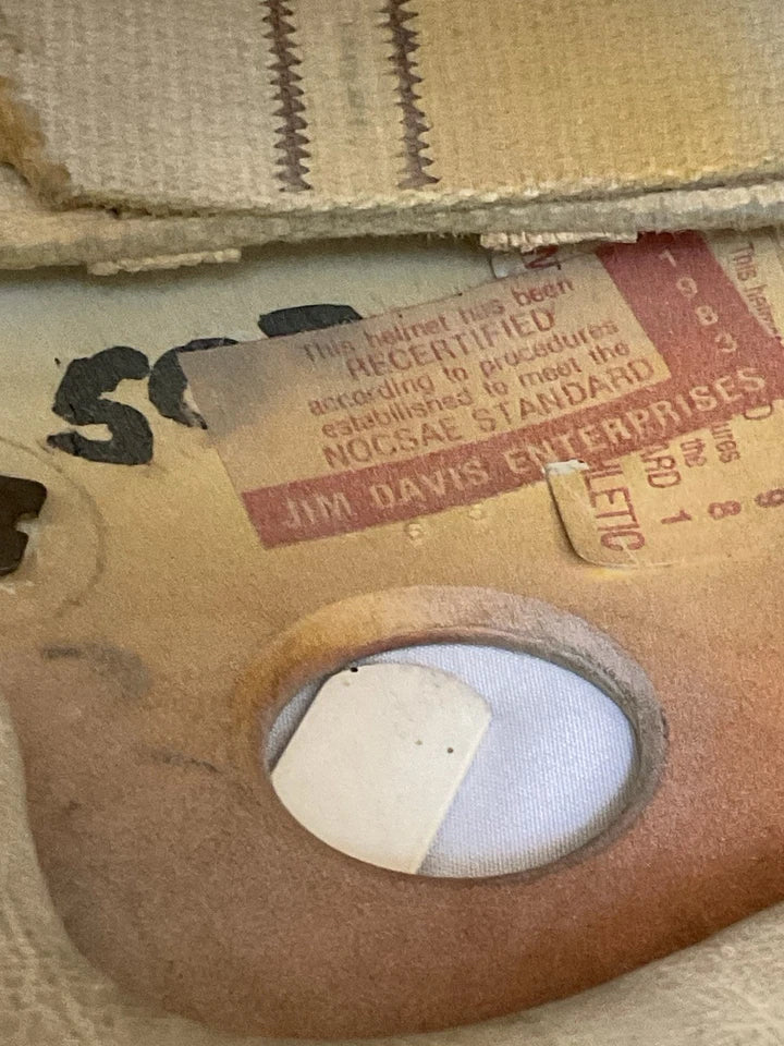 Vintage 1970s Riddell Kra-Lite TK2 Game Used Tennessee Football Helmet WESTBROOKSPORTSCARDS