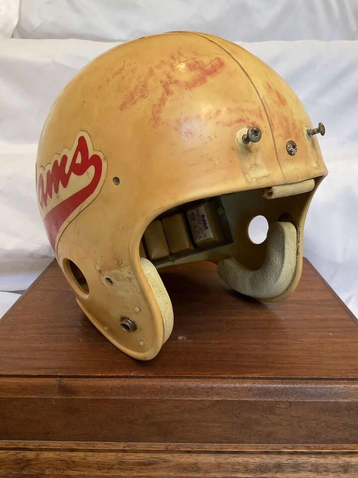 Vintage Original Riddell Kra Lite PAC44 1979 White Football Helmet WESTBROOKSPORTSCARDS