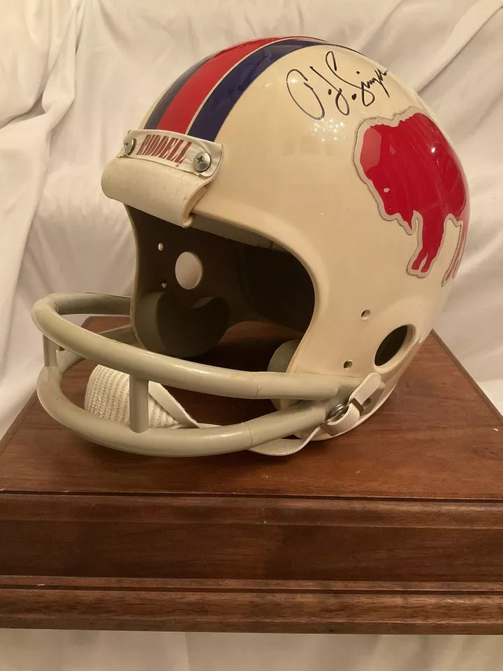O.J. Simpson Autographed Buffalo Bills Riddell Replica Full Size Football Helmet WESTBROOKSPORTSCARDS