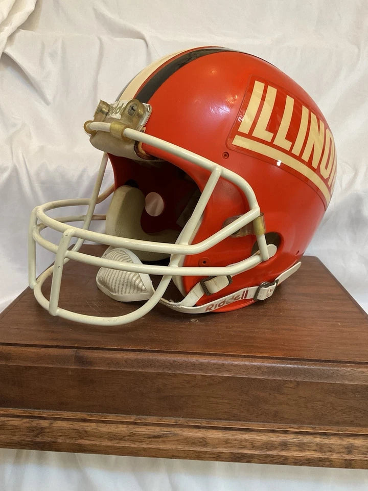 1977 Illinois Fighting Illini Game Used Riddell Kra-Lite II Football Helmet