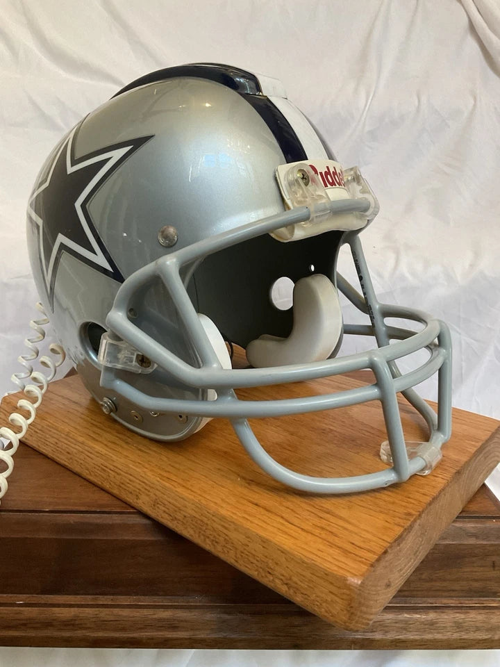 RIddell Nardi Football Helmet Draft Day Phone Officially Licensed Dallas Cowboys WESTBROOKSPORTSCARDS