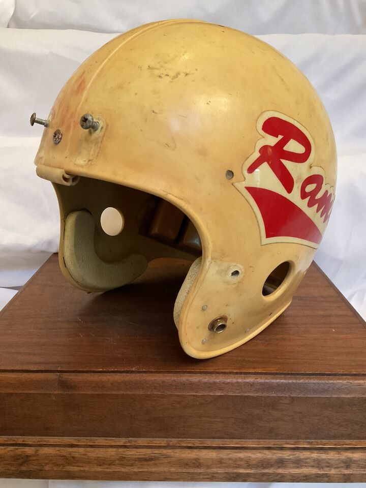 Vintage Original Riddell Kra Lite PAC44 1979 White Football Helmet WESTBROOKSPORTSCARDS